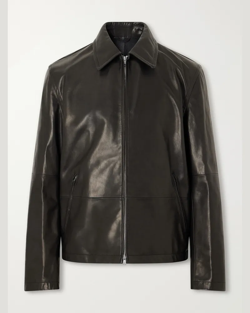 Our Legacy Rework Leather Jacket Black