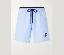 Moka gerade geschnittene, mittellange Badeshorts aus ECONYL