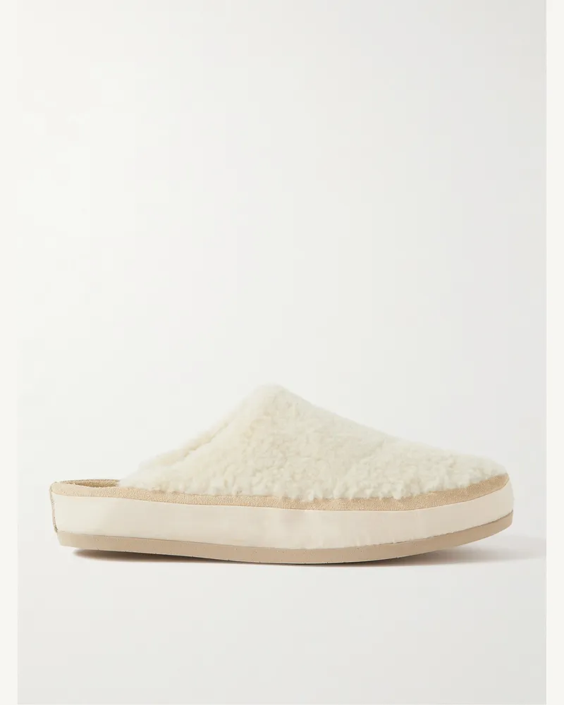 MULO Slippers aus Shearling Neutral