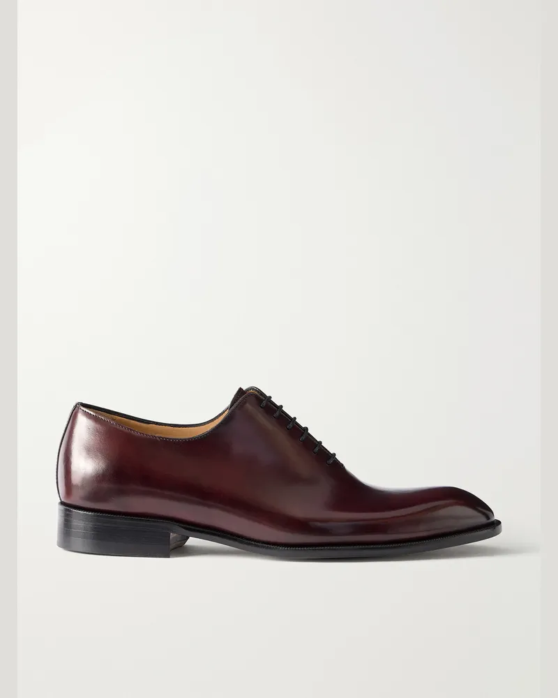 MR P. Leather Oxford Shoes Burgundy