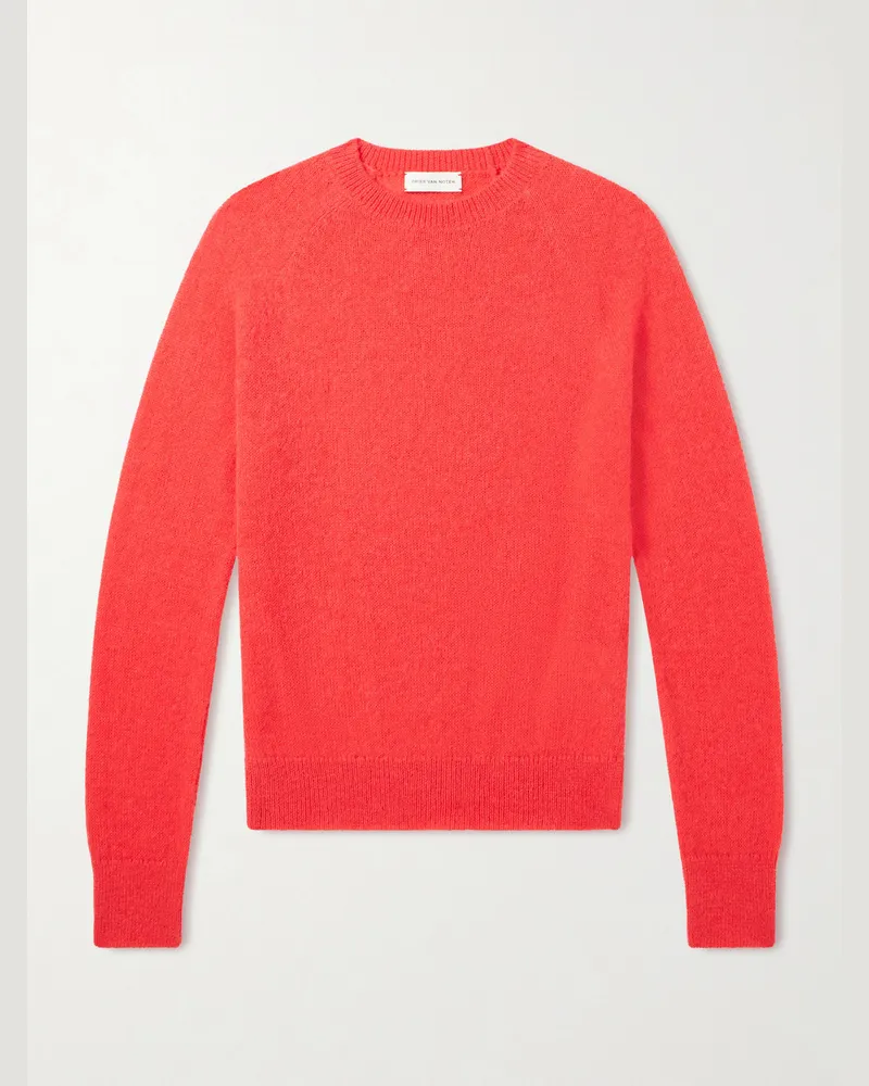 Dries van Noten Brushed Sweater Red