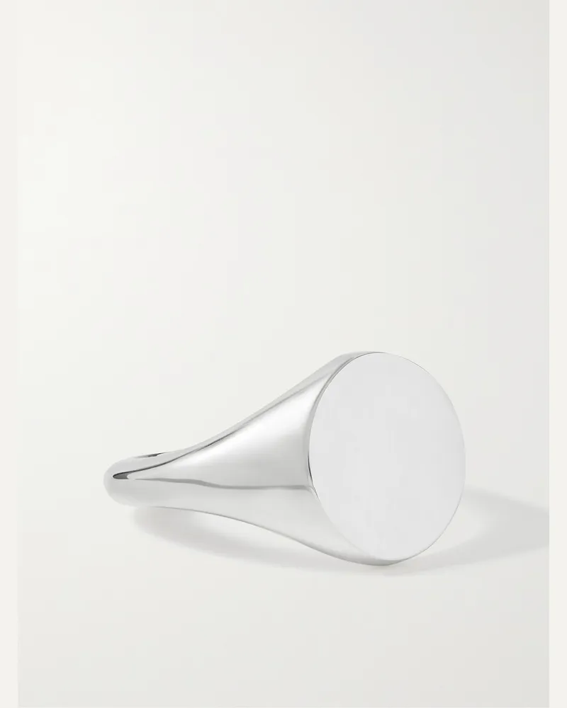 Deakin & Francis Sterling Silver Signet Ring Silver