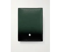 Meisterstück aufklappbares Kartenetui aus Leder mit Farbverlauf