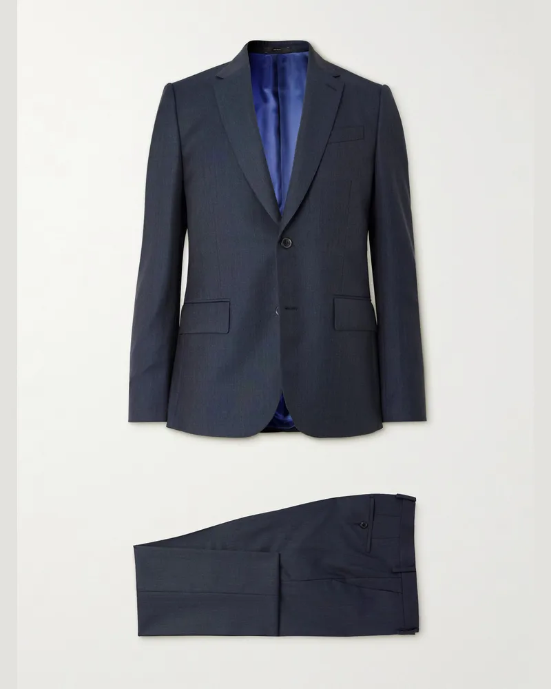 Paul Smith Soho Sakko aus Wolle Blau