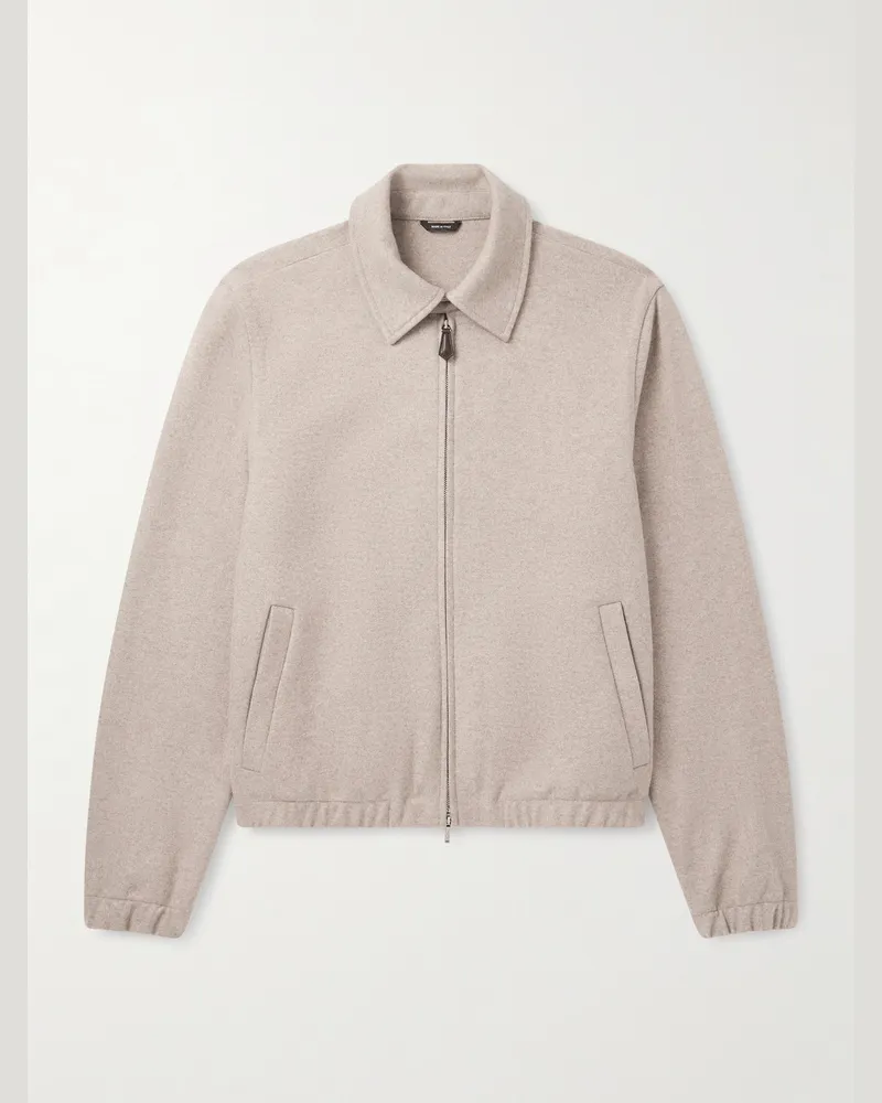 Loro Piana Breia Blouson aus „CashWish®“-Material Neutral