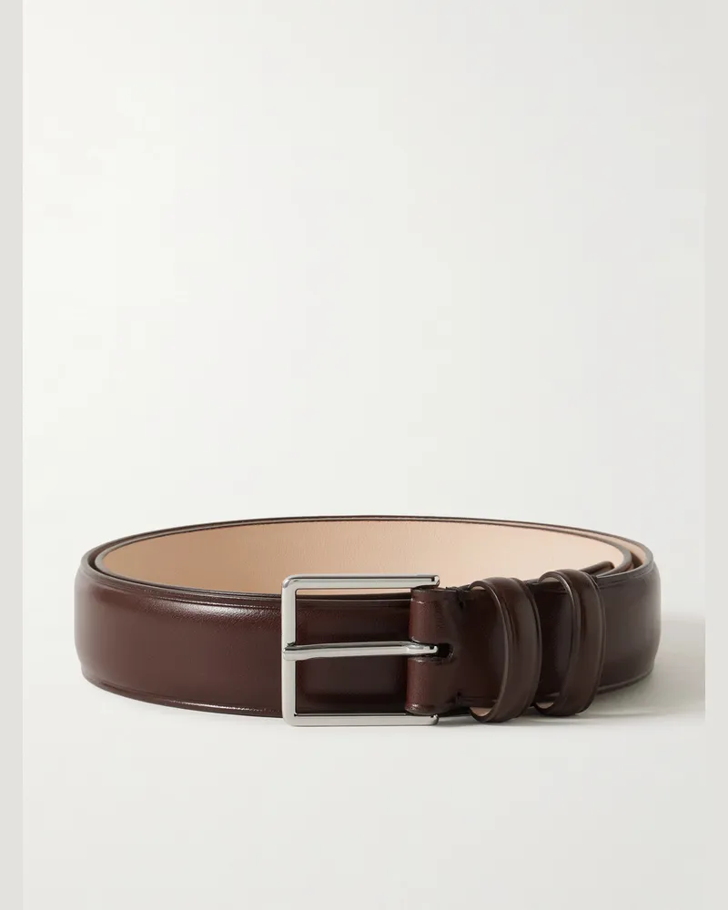Paul Smith Gürtel aus Leder, 3 cm Braun