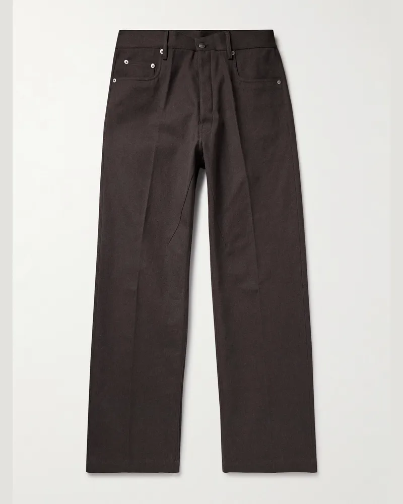 Rick Owens Geth weit geschnittene Jeans Braun
