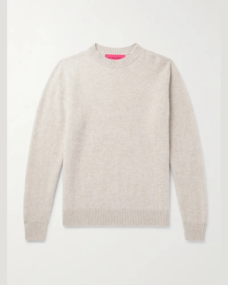 The Elder Statesman Cashmere Sweater Neutrals