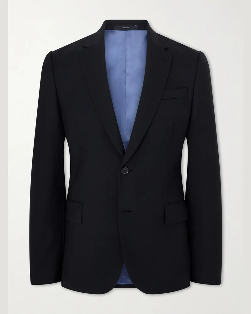 Paul Smith Wool-Twill Suit Jacket Black