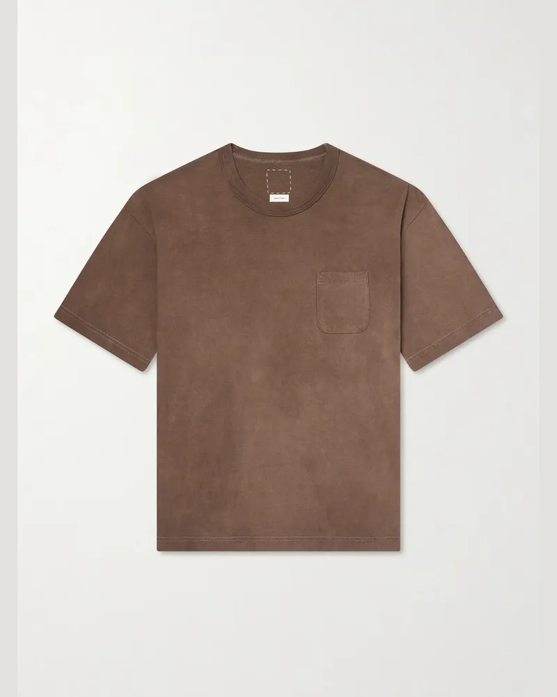 Visvim Cotton-Jersey T-Shirt Brown