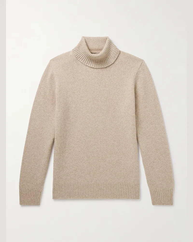 Hartford Rollkragenpullover aus Wolle Neutral
