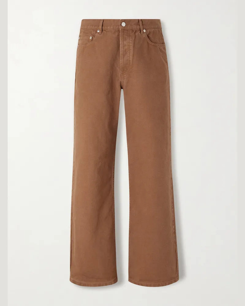 A.P.C. Aaron gerade geschnittene Jeans Braun