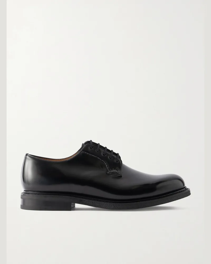 Church's Shannon 2.0 Derby-Schuhe aus glänzendem Leder Schwarz