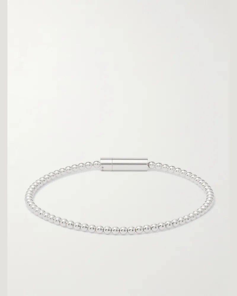 Le Gramme Le 11g Armband mit Zierperlen aus Sterlingsilber Silber