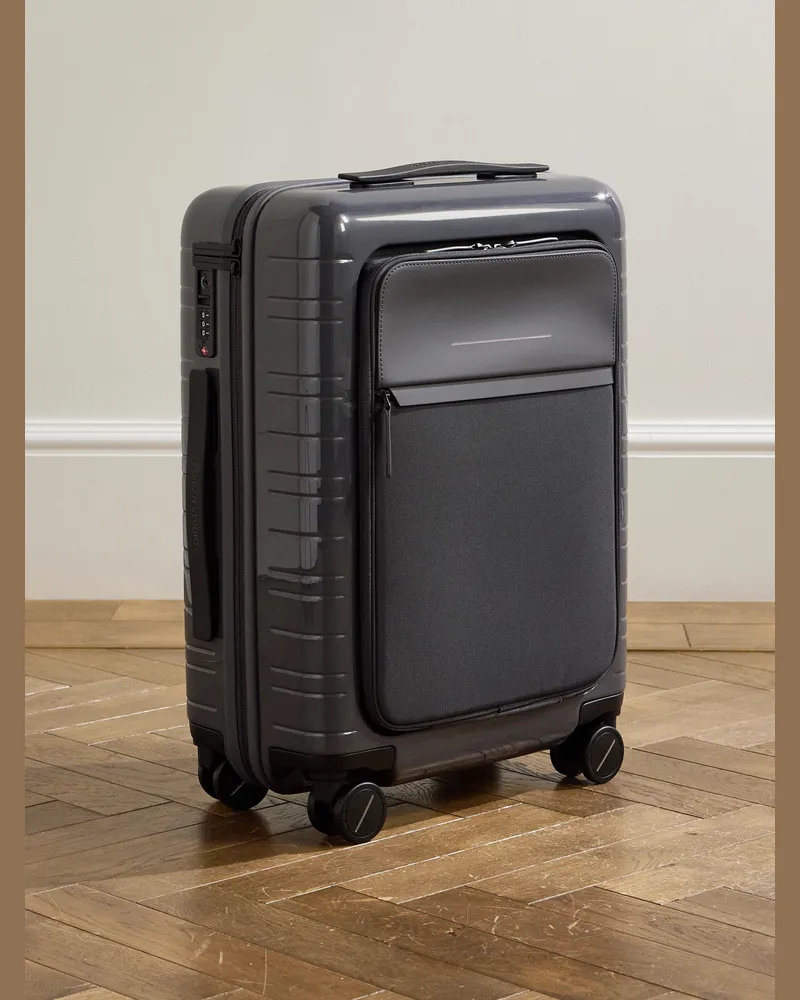 HORIZN STUDIOS M5 Cabin Essential Handgepäckkoffer aus Polycarbonat und Nylon, 55 cm Grau