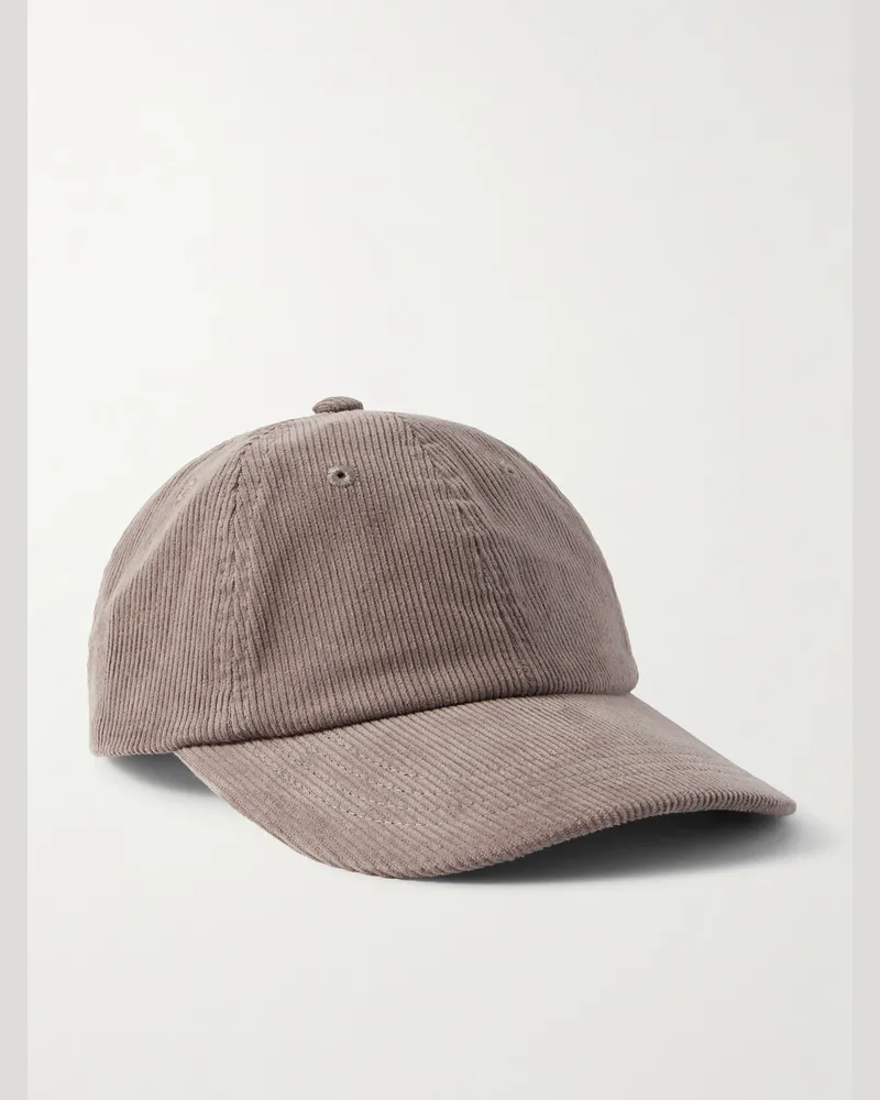 Folk Cotton-Corduroy Baseball Cap Neutrals