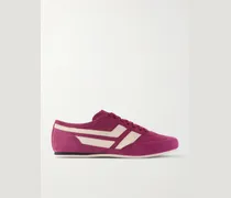 Brook Perforated Suede Sneakers