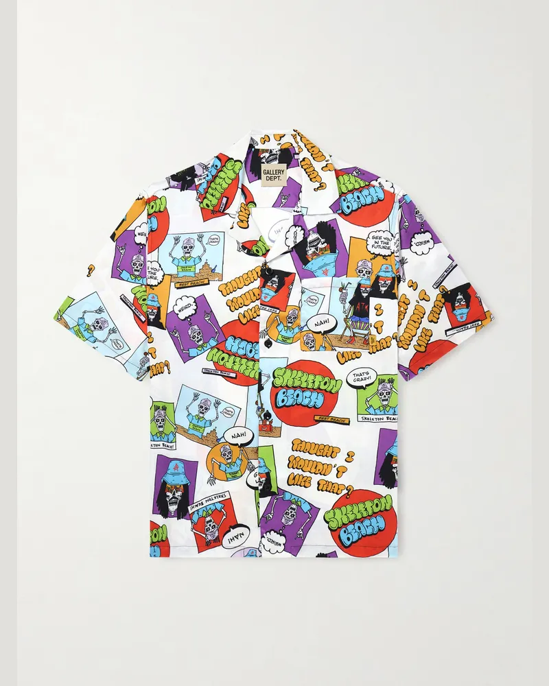 GALLERY DEPT. Skeleton Beach Edition Wilson Printed Twill Shirt Multi