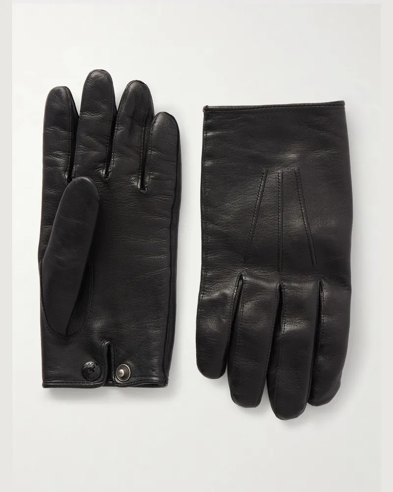 Tom Ford Leather Gloves Black