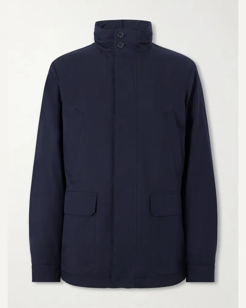 Ermenegildo Zegna Motorin 250cc Shell Jacket Blue