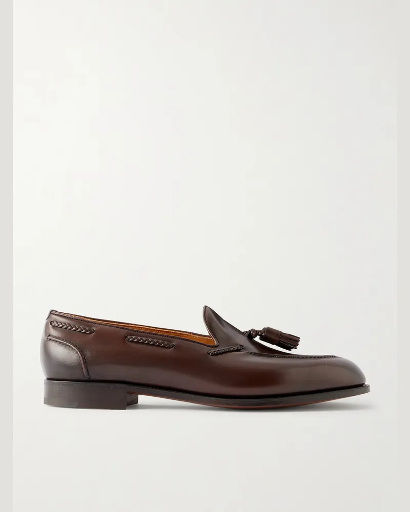 Edward Green Belgravia Leather Loafers Brown