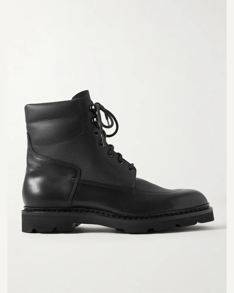 John Lobb Weekend Stiefel aus Leder Schwarz