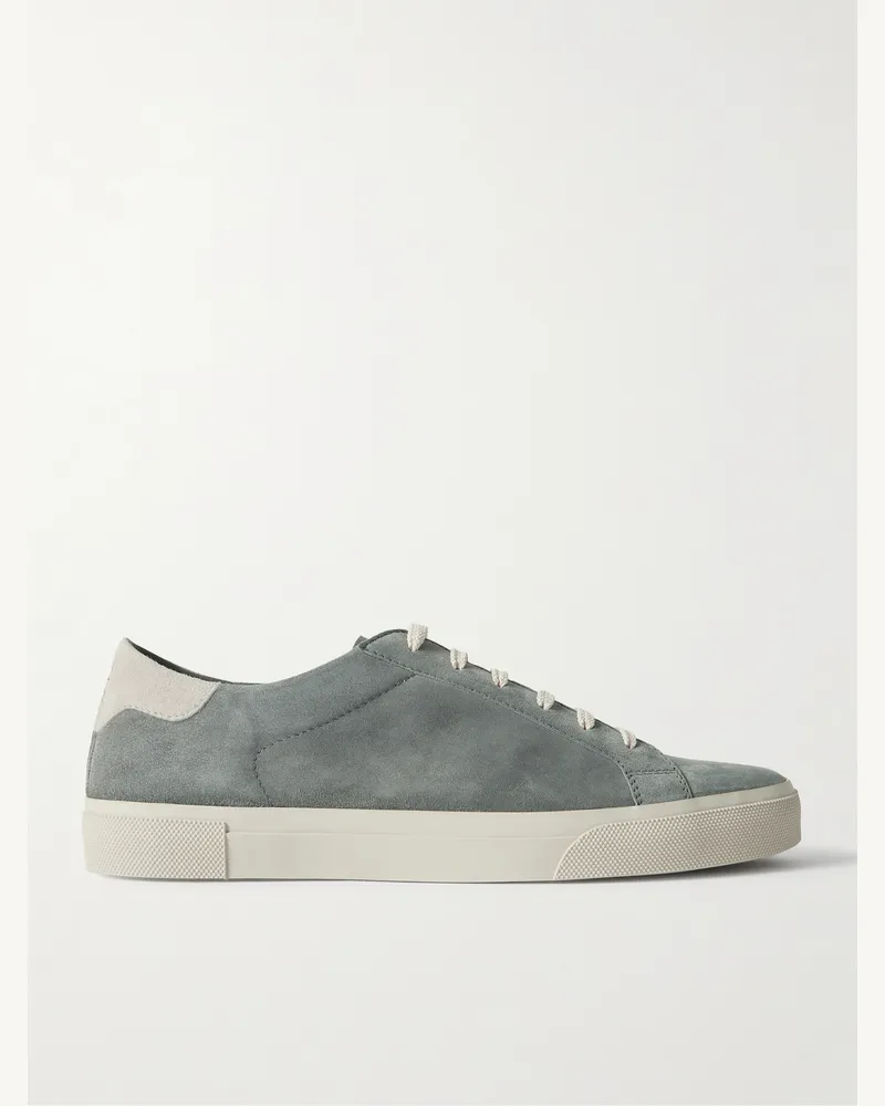Brunello Cucinelli Vulky Sneakers aus Veloursleder Grau