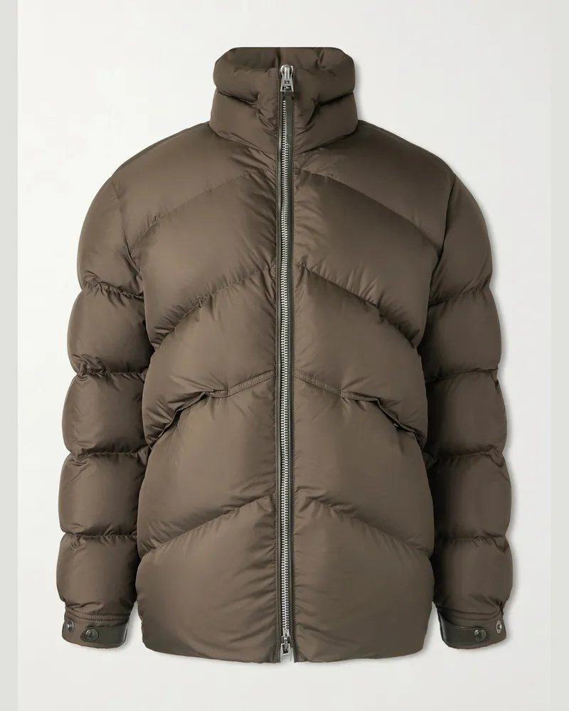 Tom Ford Padded Quilted Shell Jacket Green