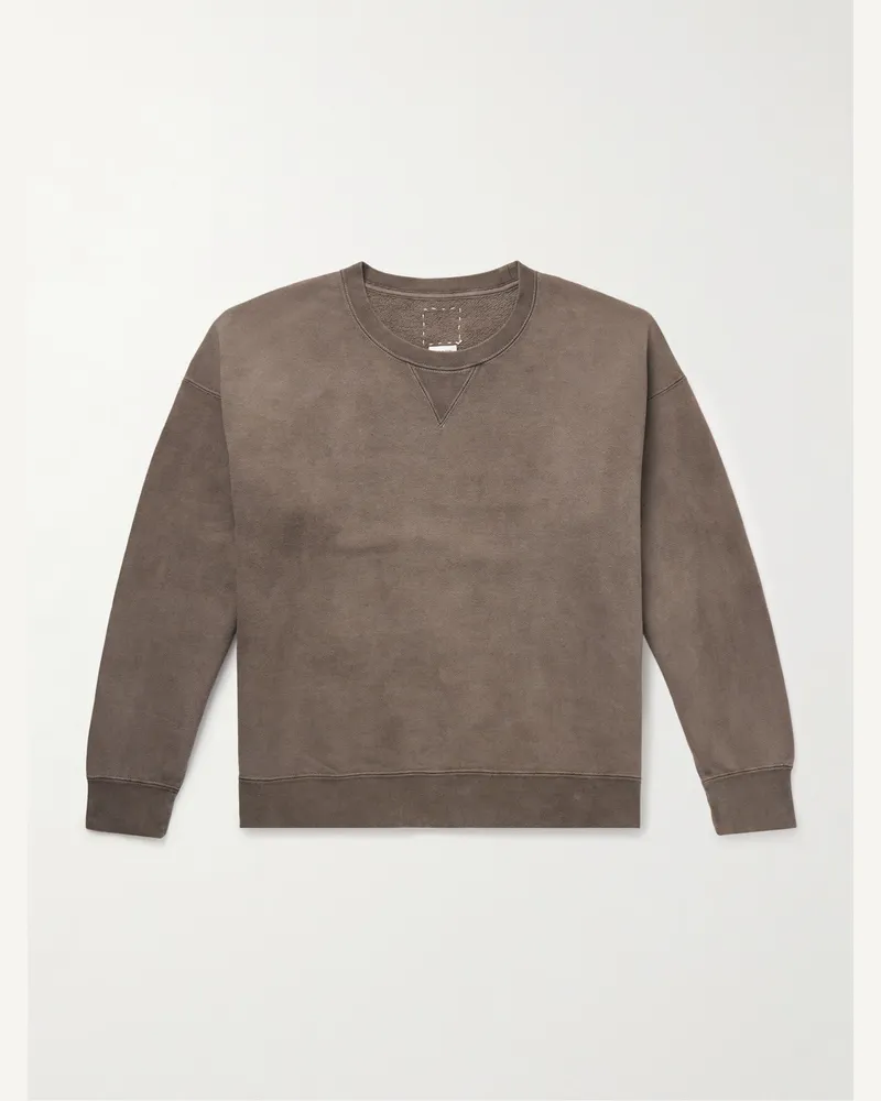 Visvim Jumbo SB Sweatshirt aus Baumwoll-Jersey Braun