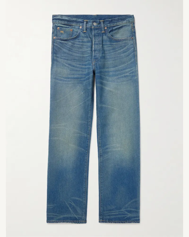 RRL Straight-Leg Jeans Blue