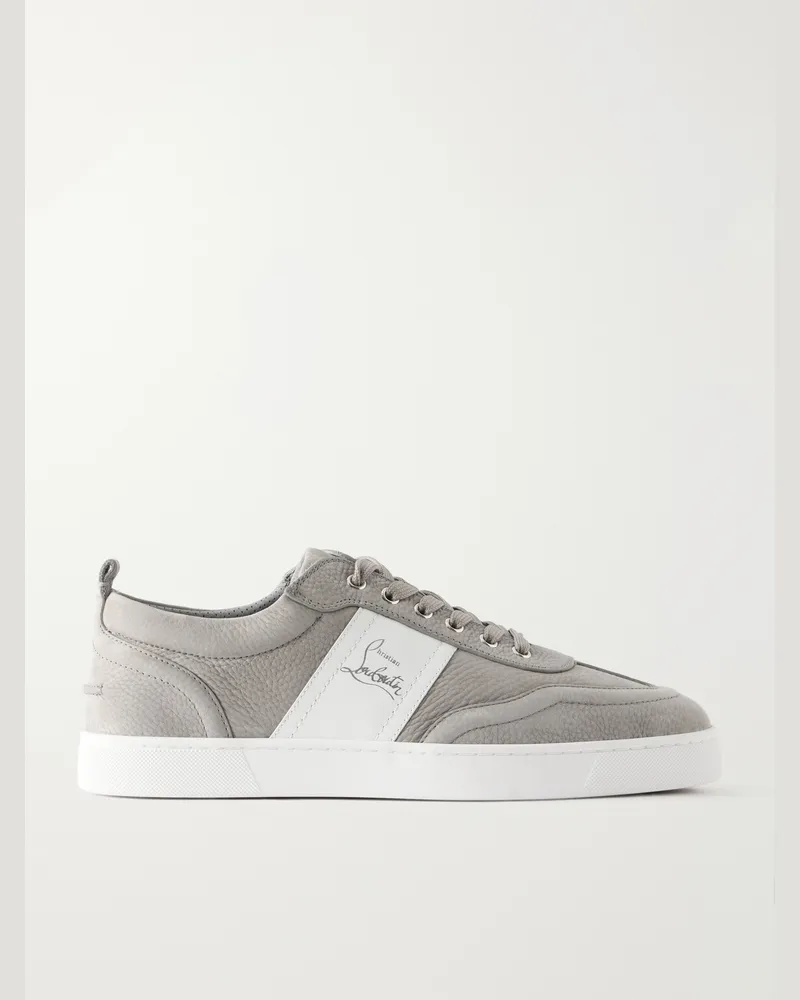 Christian Louboutin Retero Nubuck Sneakers Gray