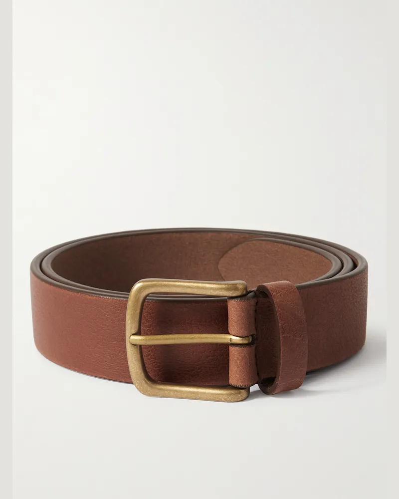 Anderson's Gürtel aus Leder, 3,5 cm Braun