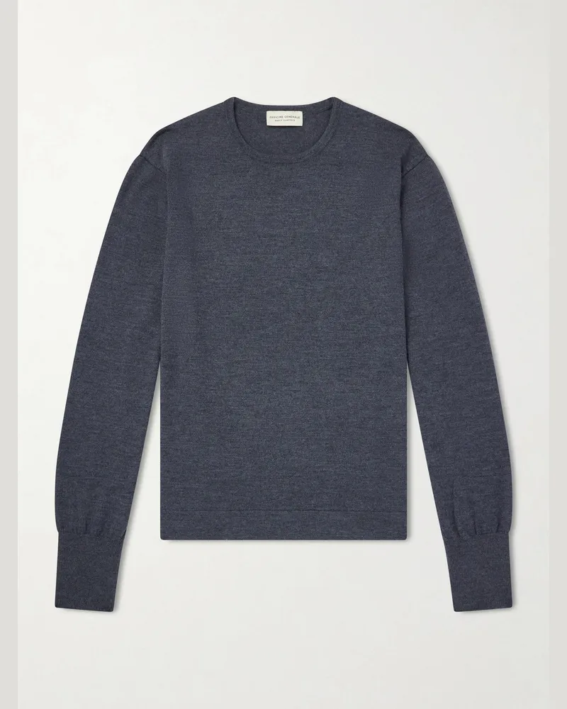 Officine Generale Nina Merino Wool Sweater Gray