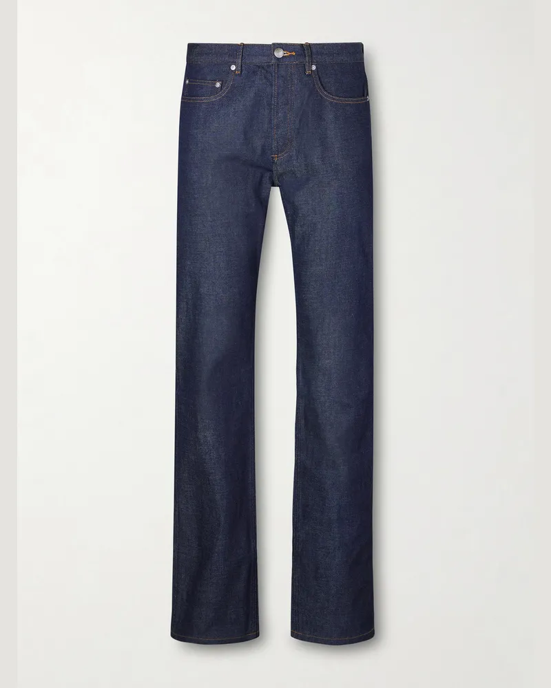 A.P.C. Rescue Straight-Leg Selvedge Jeans Blue