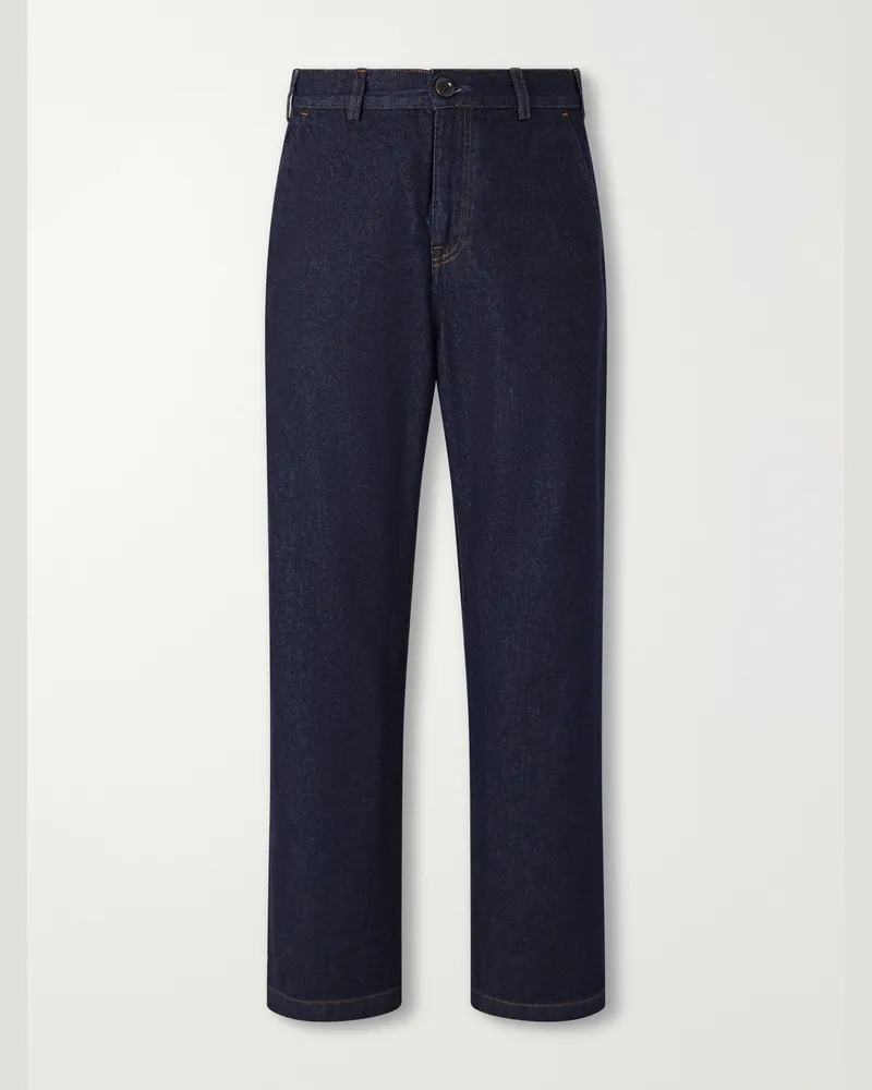 Oliver Spencer Westall Straight-Leg Jeans Blue
