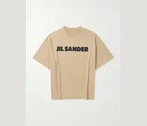 T-Shirt aus Baumwoll-Jersey mit Logoprint