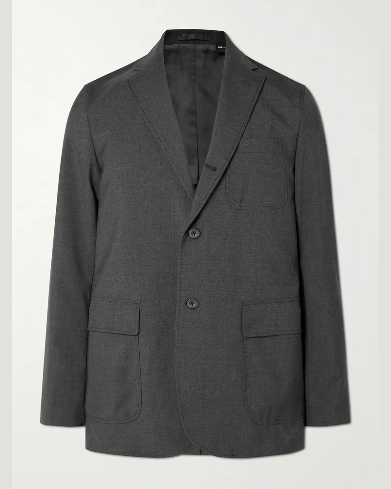 Beams Plus Unstructured Woven Blazer Gray