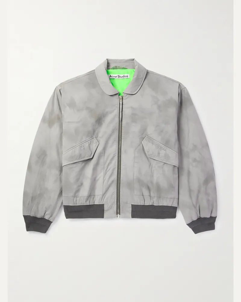 Acne Studios Orlinga Bomberjacke aus Baumwoll-Twill Grau