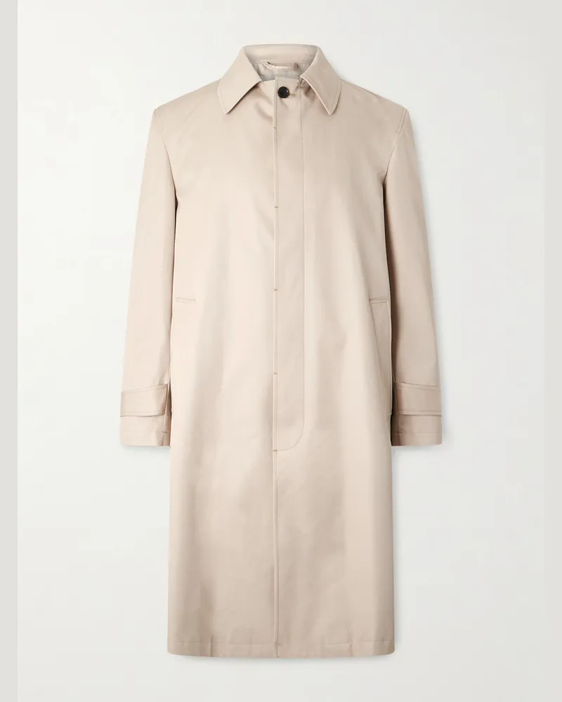 Officine Generale Henrick Trenchcoat aus Baumwoll-Twill Neutral