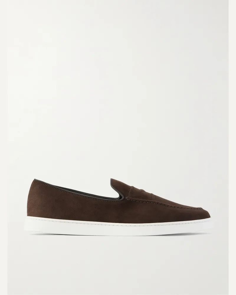Church's Peebles Loafers aus Veloursleder Braun