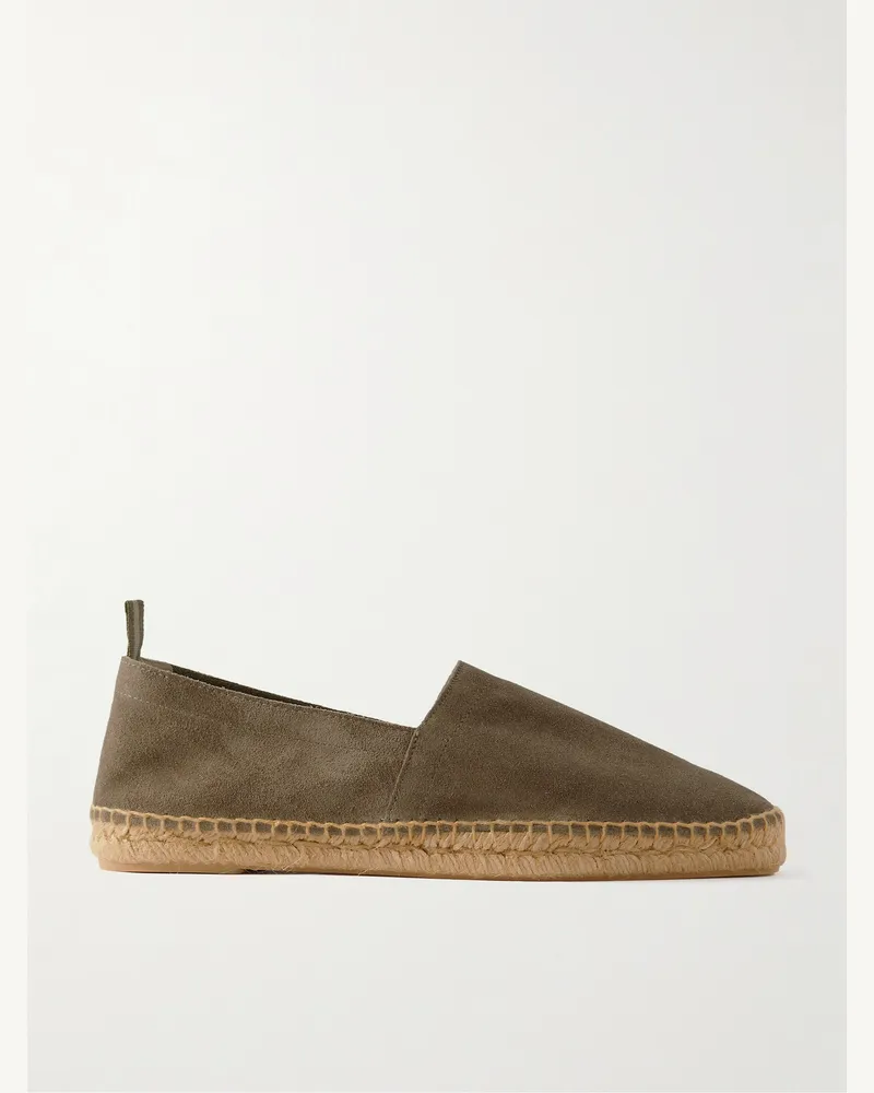 Castañer Pablo Espadrilles aus Veloursleder Braun