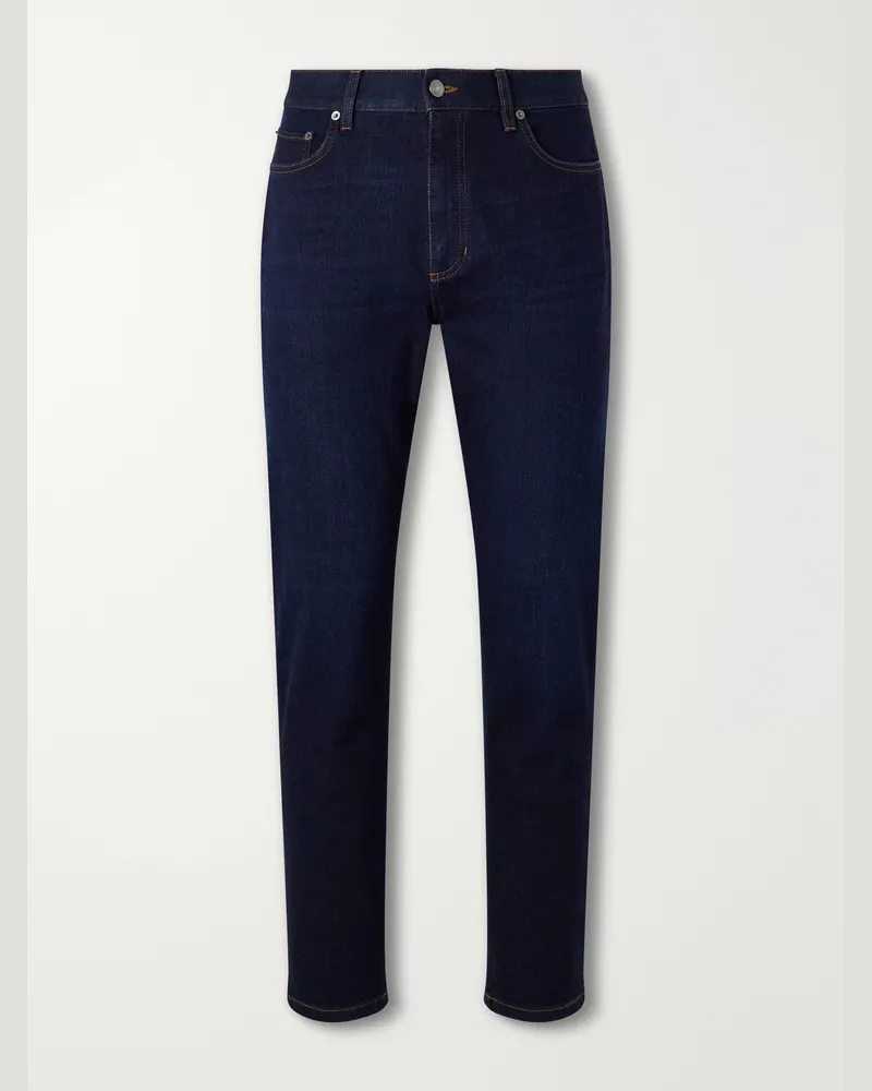 Ermenegildo Zegna Roccia Straight-Leg Jeans Blue