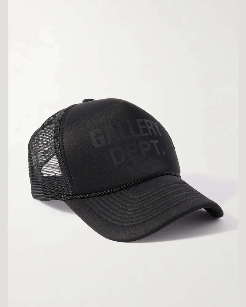 GALLERY DEPT. Logo-Print Foam and Mesh Trucker Cap Black
