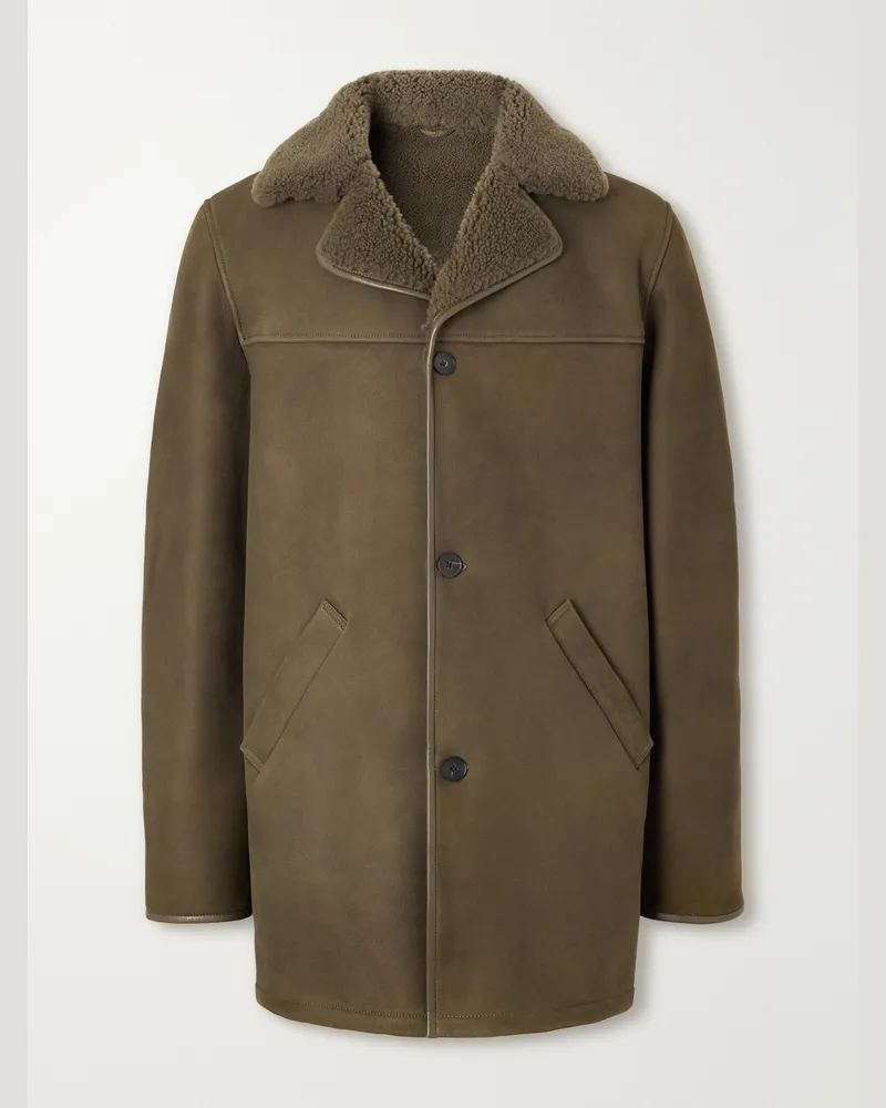 MR P. Shearling Coat Green