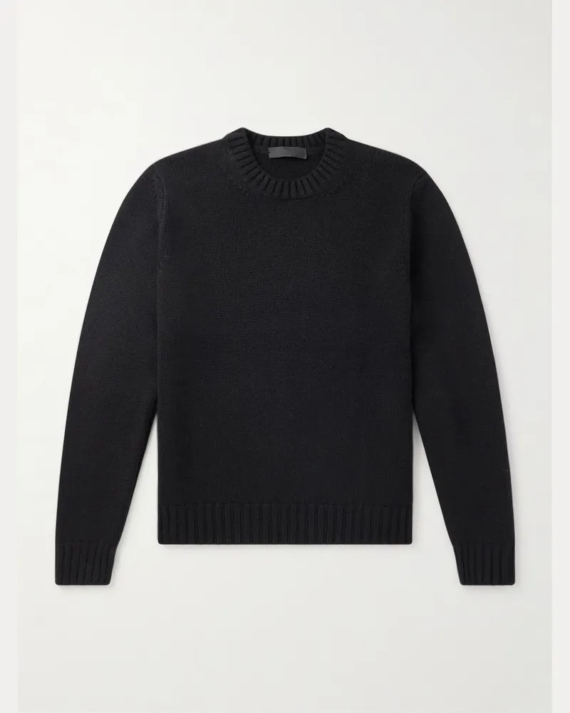 SAMAN AMEL Gio Cashmere Sweater Black