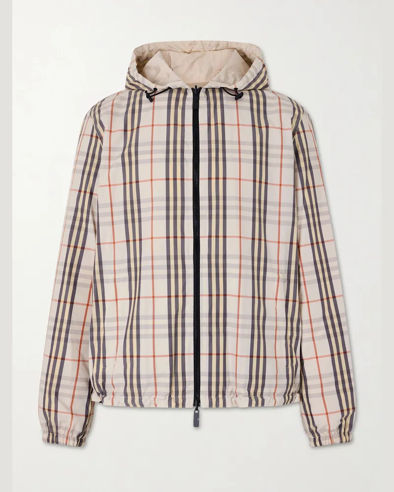 Burberry Newport Reversible Shell Windbreaker Jacket Green