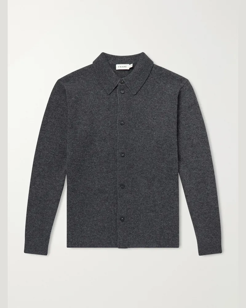 Frame Denim Wool Cardigan Gray