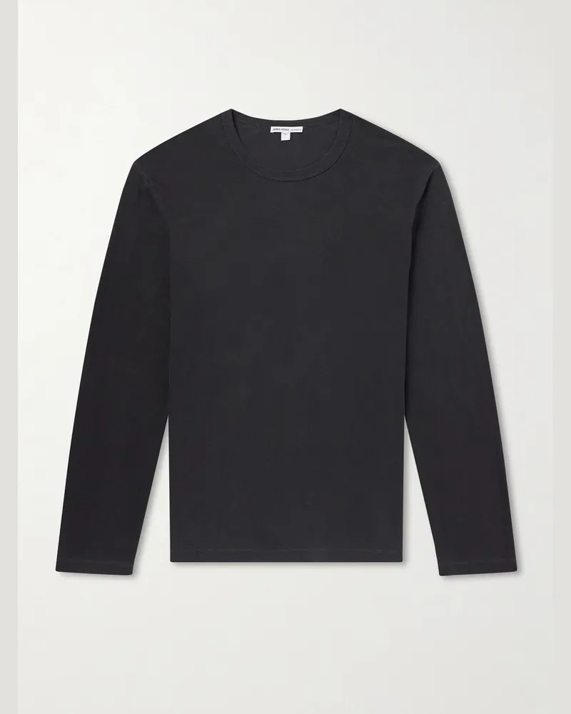 James Perse Cotton-Jersey T-Shirt Black