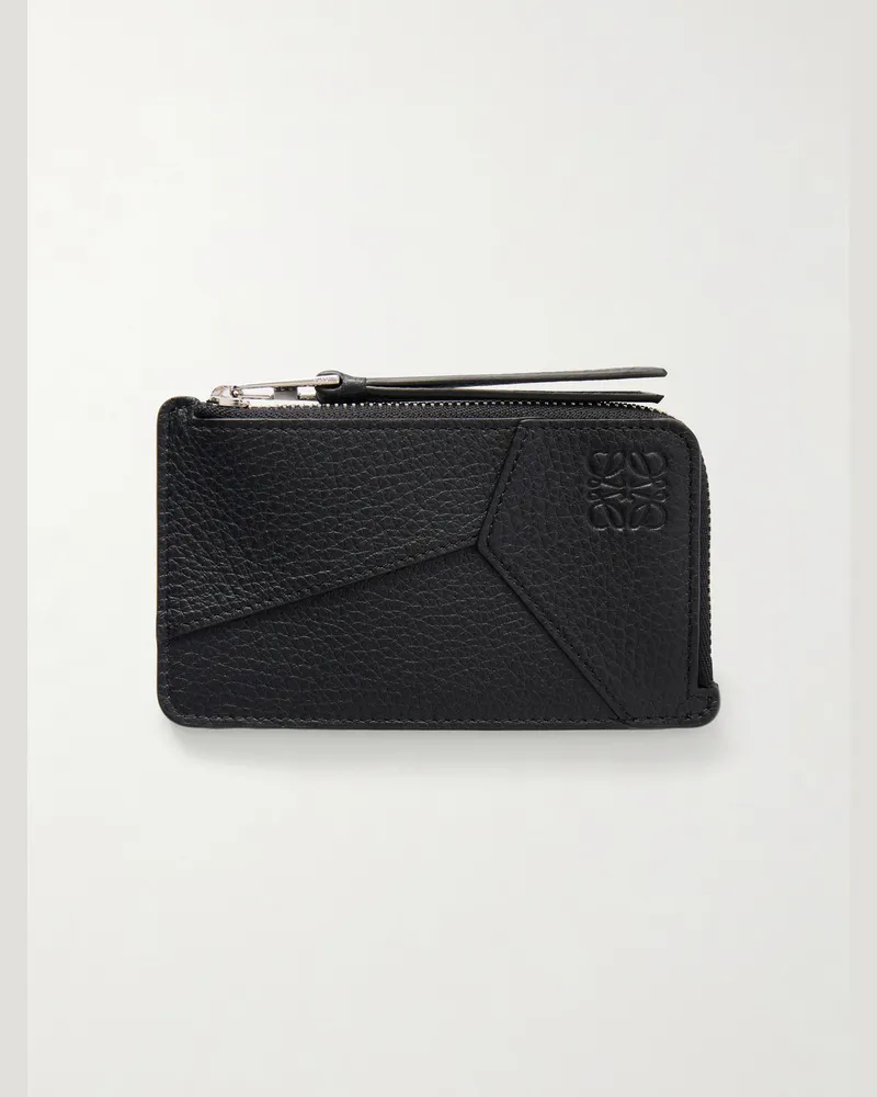 Loewe Puzzle Full-Grain Leather Cardholder Black