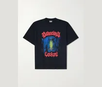 Oversized Logo-Print Cotton-Jersey T-Shirt
